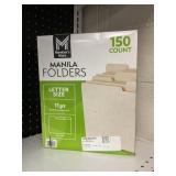 Manila folders 150ct