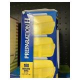 Preparation H 180 medicated wipes