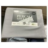 Percale sheet set king -gray