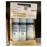 Neutrogena sunscreen 70spf 3 cans