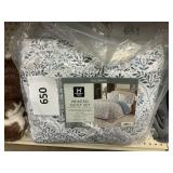 Printed quilt set 3pcs F/Q