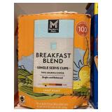 Breakfast blend light roast 100 K cups