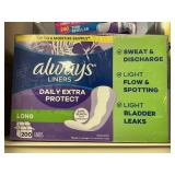 Always liners 200 ct