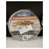 Reynolds 9in round take out containers 20pk