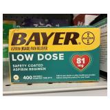 Bayer low dose 400 tablets