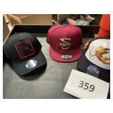 3- Snap back hats