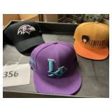 2- Snap back 1- fitted size 6 hats