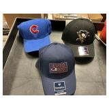 2- Fitted size M/L 1- snap back hats
