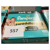 Pampers 180 diapers size 3