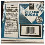 Pure cane sugar 2000 packets