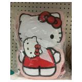 Hello Kitty pillow & throw set