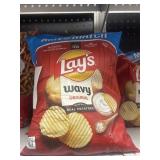 Lays wavy  15 oz -maybe crushed