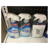 Clorox bleach foamer 3 bottles