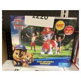 Paw Patrol sprinkler