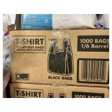 T-shirt bags 1000 ct