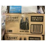 T-shirt bags 1000 ct