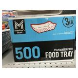 500 ct Food tray