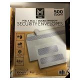 Security envelopes 500ct
