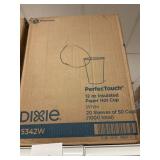 Dixie 12 oz insulated paper hot cup 1000 ct