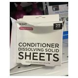 Night dissolving sheets conditioner 4-25 ct
