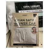 Satin shower cap 2 ct