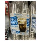Clear cups 120 ct 20 floz