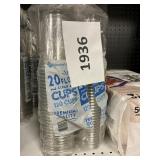 Clear cups 120 ct 20 floz -bag is cut