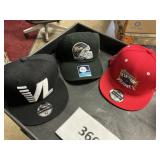 2- Fitted size 7 & 6 1- snap back hats