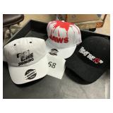 3- Snap back hats
