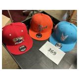 3- fitted size 7 hats
