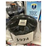 9in Black paper plates 125 ct