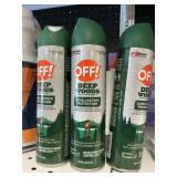 Off! deep woods 3-9 oz cans