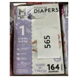 Premium 164 diapers size 1