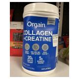 Orgain collagen + creatine 31.2 oz
