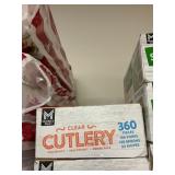 Clear cutlery 360pcs
