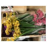 24pc Artifical flowers