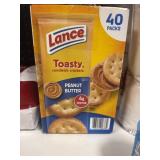Lance toasty PB crackers 40 packs