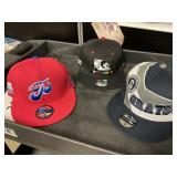 3- Fitted hats size 7