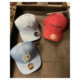 3- Snap back hats