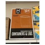 240ct Conatiners & lids 32oz