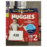 Huggies 210 diapers size 2