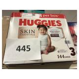 Huggies 144 diapers size 3