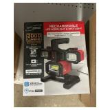 Rechargeable LED worklight & spotlight