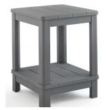 Keter deluxe side table gray