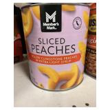Sliced peaches 104oz