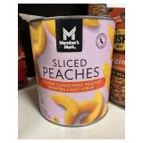 Sliced peaches 104oz
