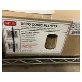 Keter deco conic planter