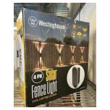 Westinghouse solar fence light