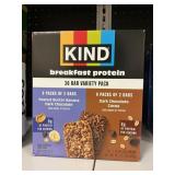 Kind breakfast protein 36 bar variety