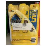 Pledge lemon 3-9.7oz